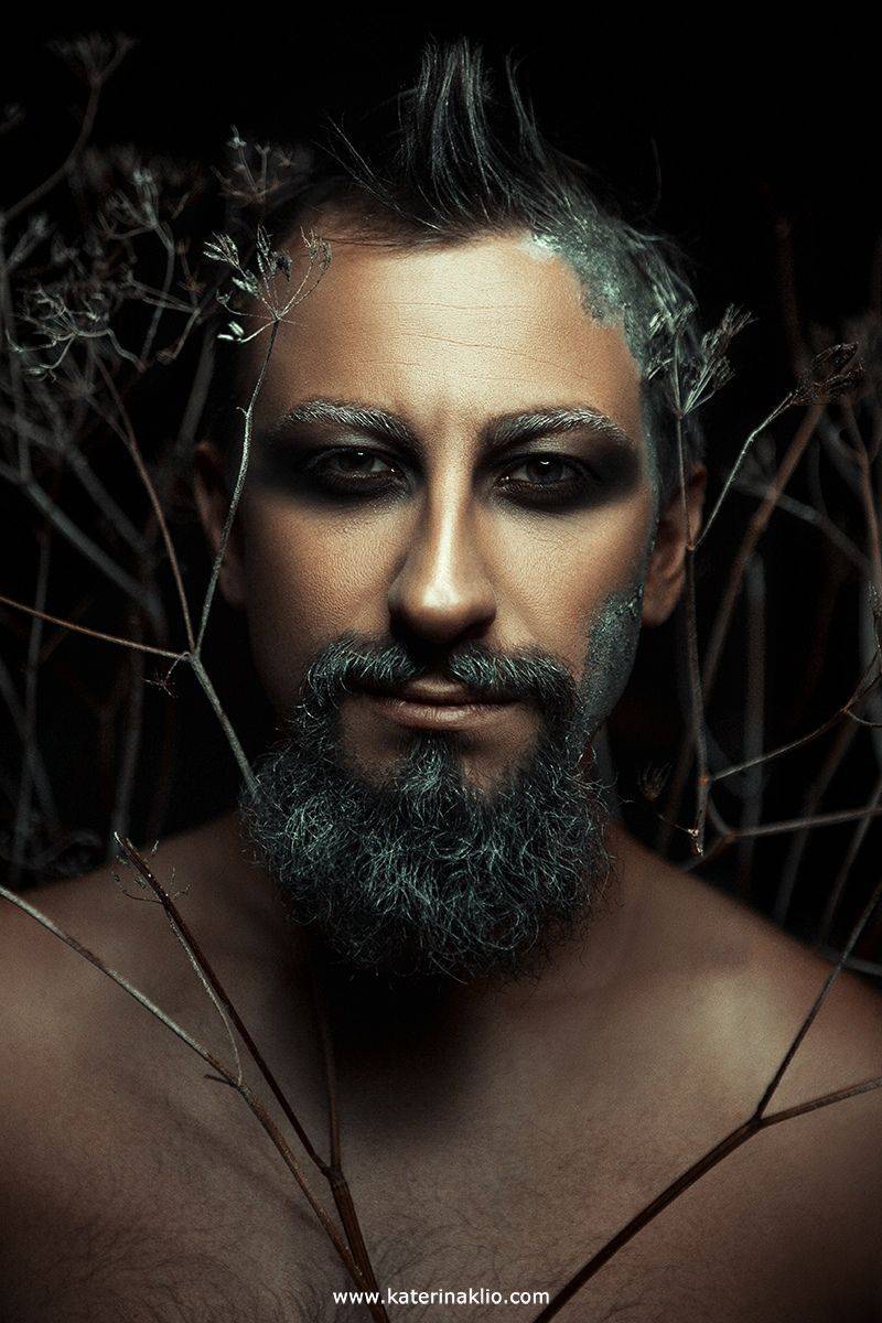 man, portrait, art, fine art, creative, close up, beard, spirit, wild, nature, Катерина Клио