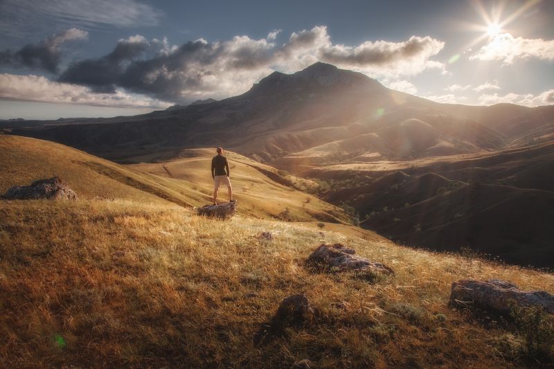 крым, эчкидаг, горы, закат, пейзаж Горы зовут нас фото превью
