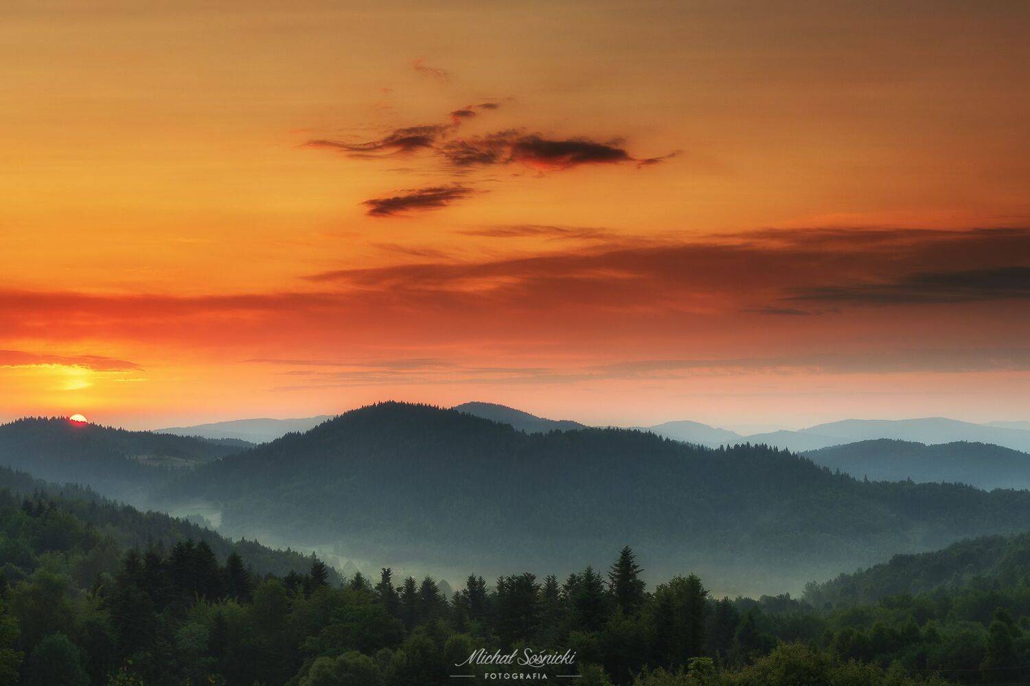 #sunset #poland #zawoja #nature #pics #photo #pentax #tree #sunrise, Michał Sośnicki