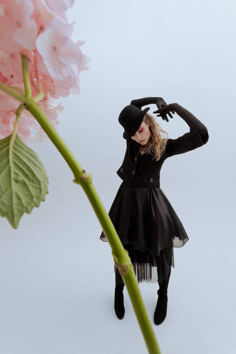 Portrait, fine art, woman, fashion, flower, Даша Ревинна