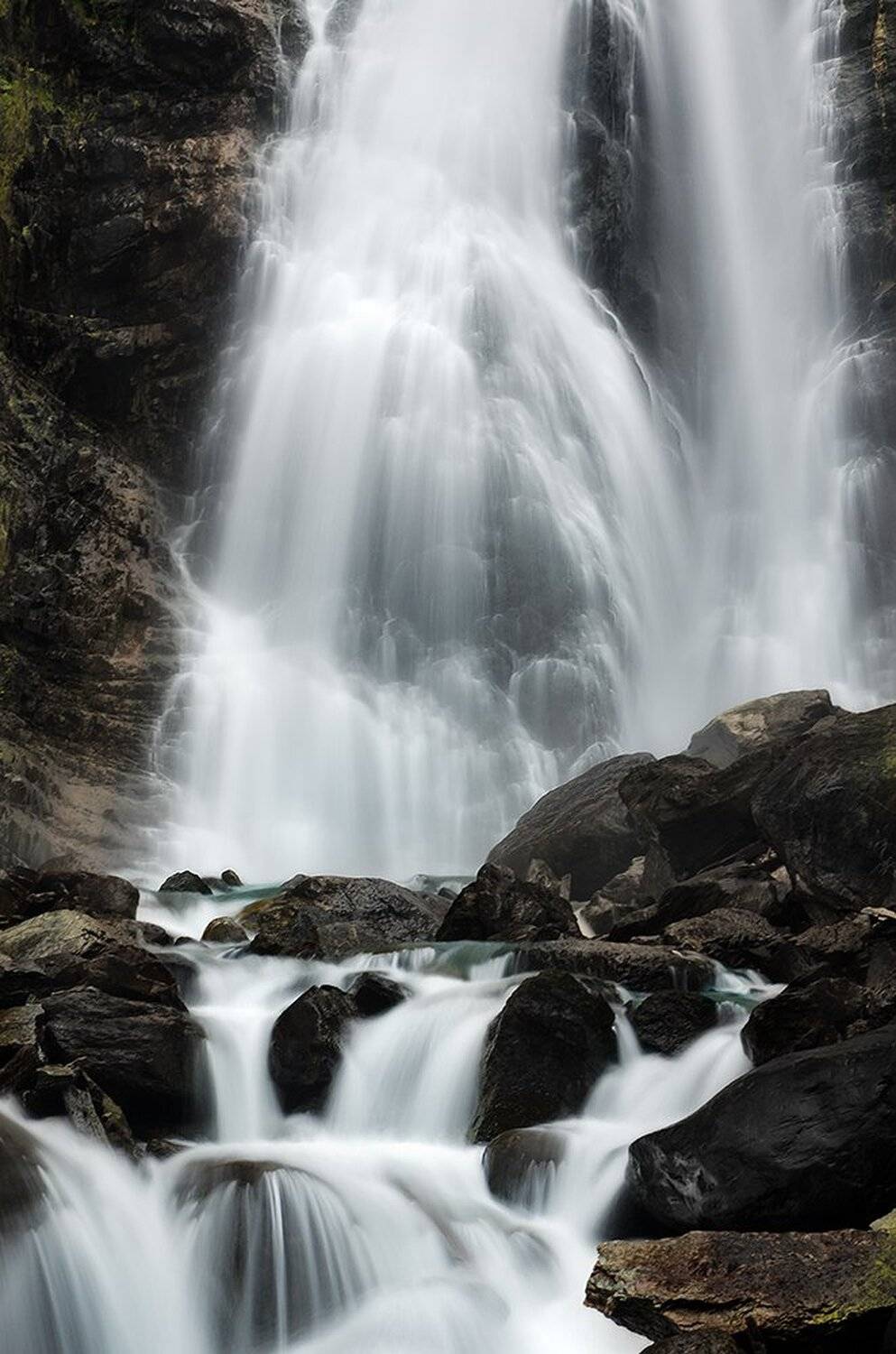 Белый, Большой, Вода, Водопад, Высокий, Горный Алтай, Горы, Камни, Красивый, Пейзаж, Поток, Природа, Серый, Сибирь, Скала, Дмитрий Антипов