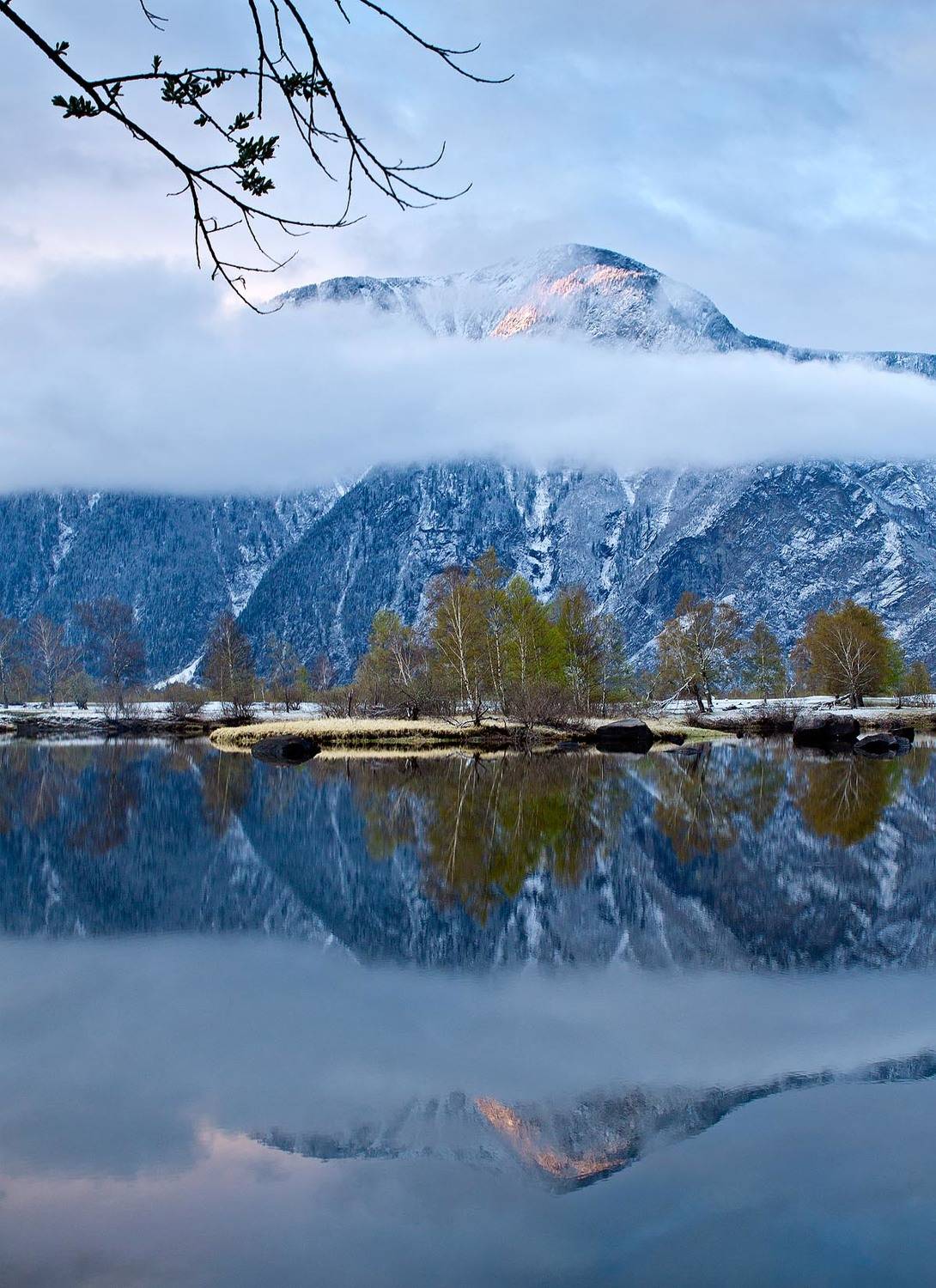 вода,утро,облака,телецкое, Качурин Алексей