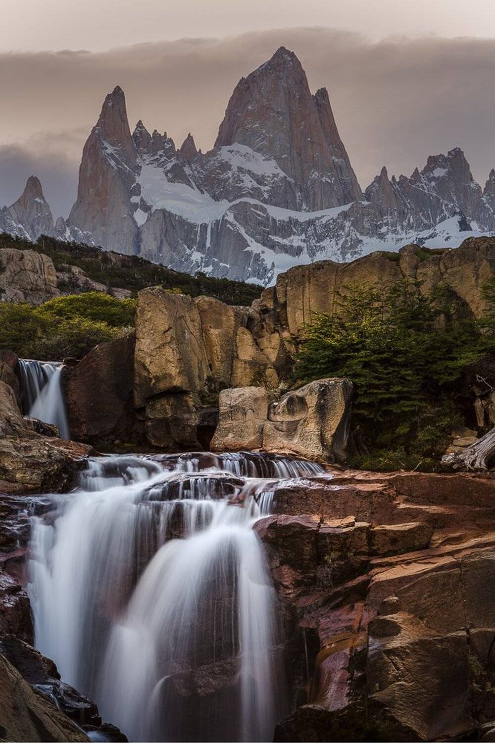 патагония, водопад, фитц рой, Марина Маликова