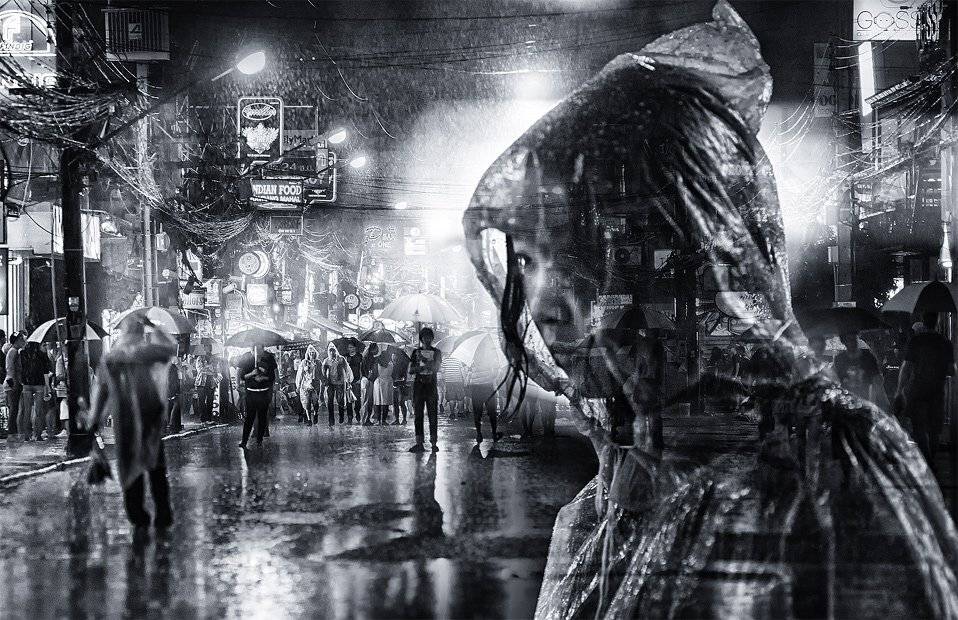 тай, пхукет, бангл, роуд, дождь, D_Runk