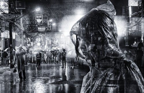 Дождь на Бангл Роуд.