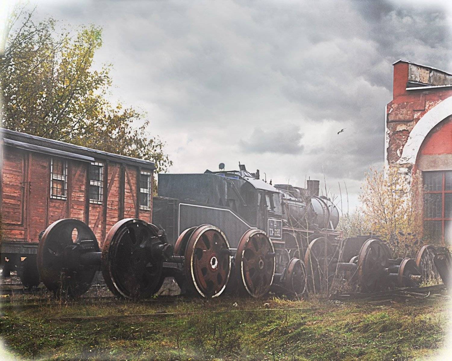 депо, паровоз, серии, тэ, Boji