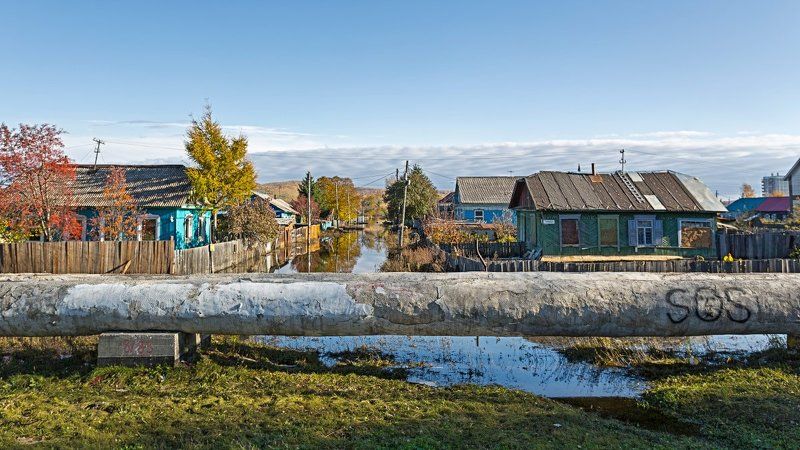 Комсомольск-на-Амуре, Наводнение Когда наступает действительно большая вода фото превью