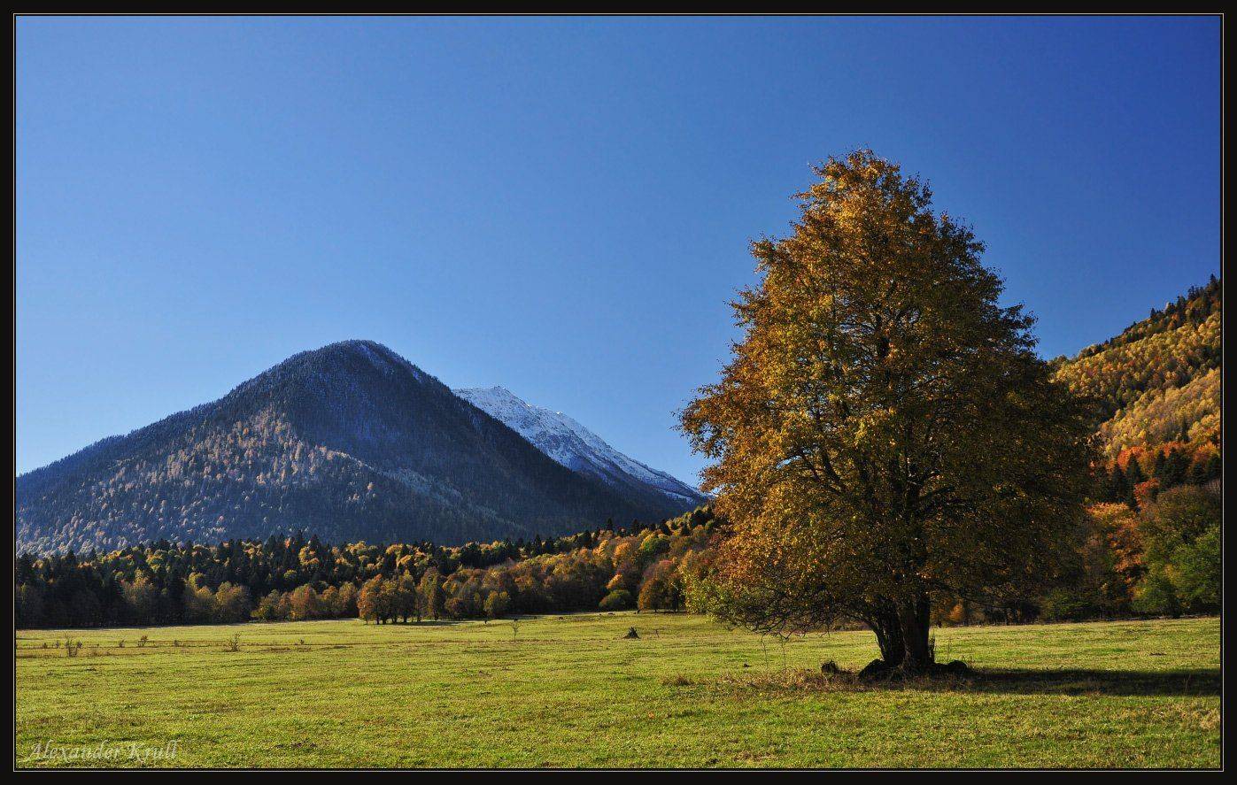кавказ, кчр, горы, осень, Александр Круль