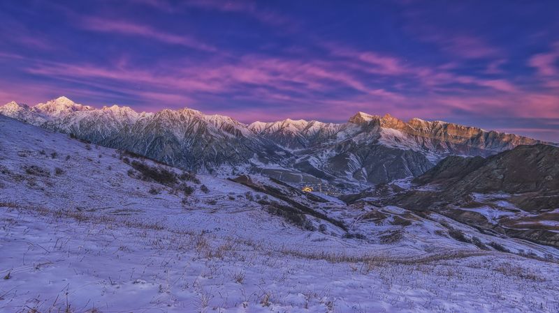 кбр. верхняя балкария. Утренний сон пос. Верхняя Балкария. фото превью