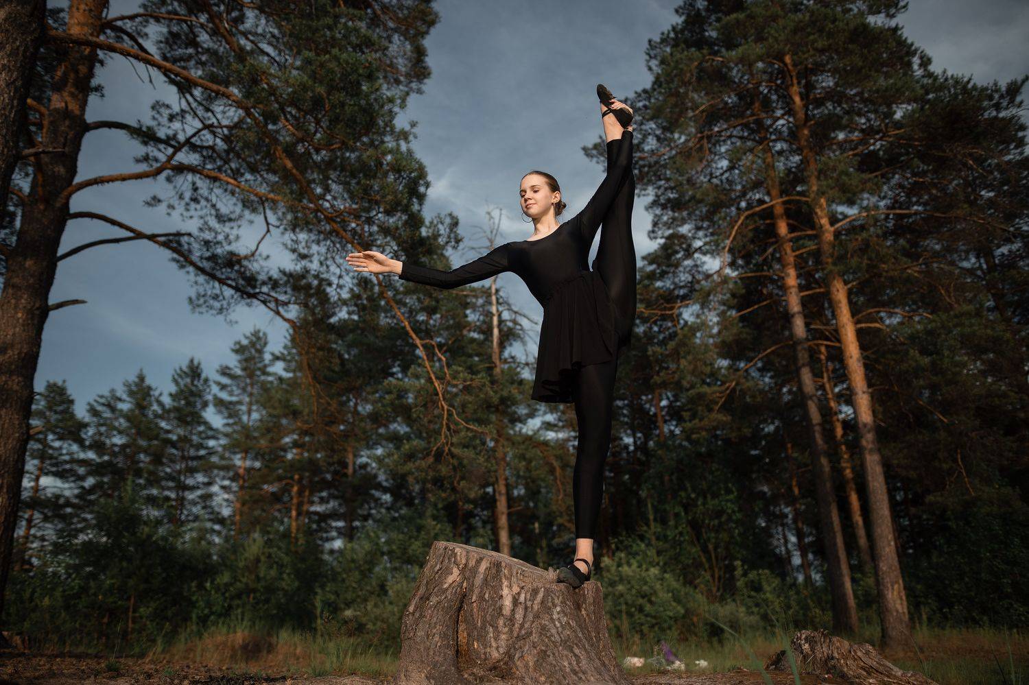 девушка, портрет, фотосессия, girl, young, portrait, творческий портрет, young girl, постановка, постановочная фотография, гимнастка, фотосессия на закате, закат, sunset, Владимир Васильев