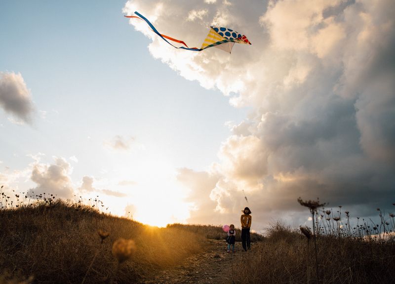 Полет змея фото превью