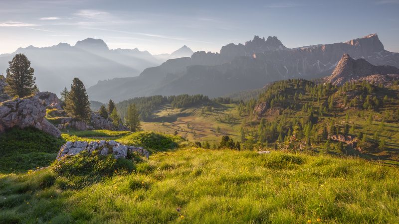 италия, доломиты, горы, облака, восход, природа, landscape, italy, dolomites, sunrise Солнце взошло. фото превью