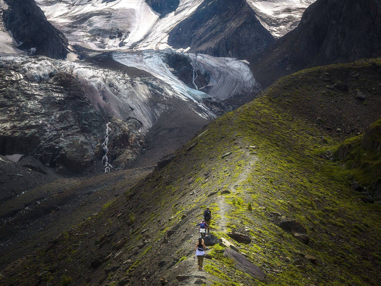 горы, ледник, алтай, Алексей Марголин