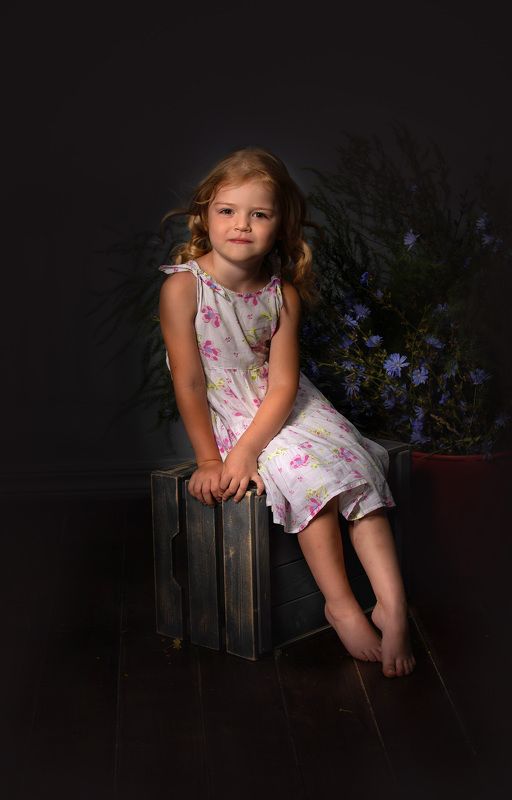 детский портрет фото превью