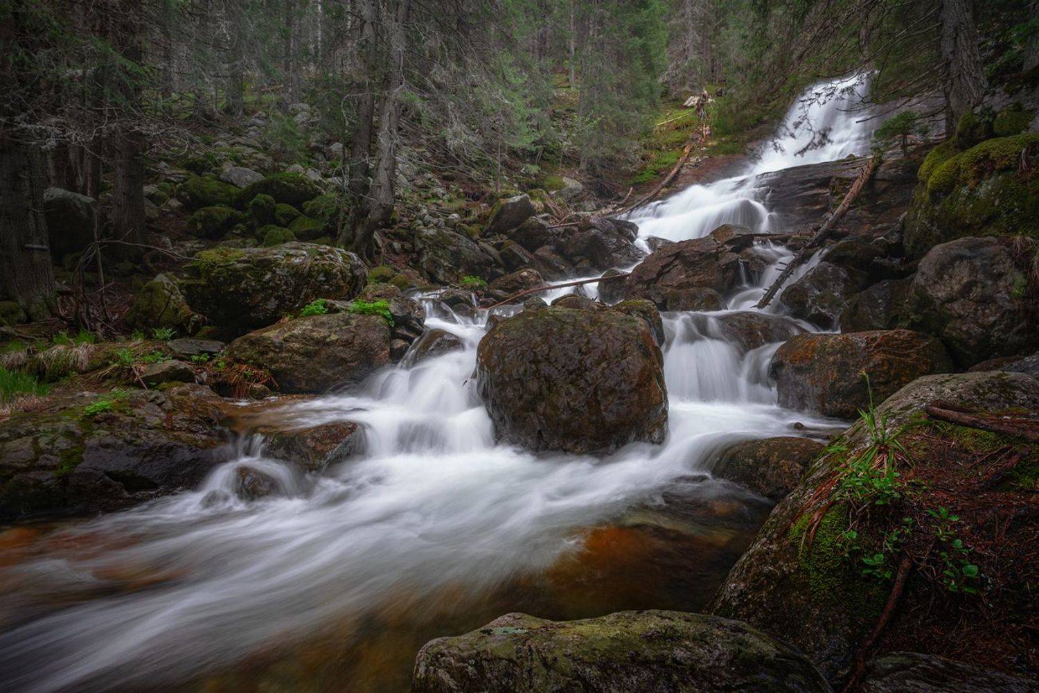 landscape nature scenery forest wood spring waterfall river riverside longexposure mountain rila bulgaria река лес весна, Александър Александров