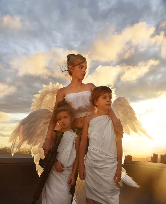 amours no remorse, amours, love, angels, conceptual, концептуальное, ангелы, амуры Amours no remorse фото превью