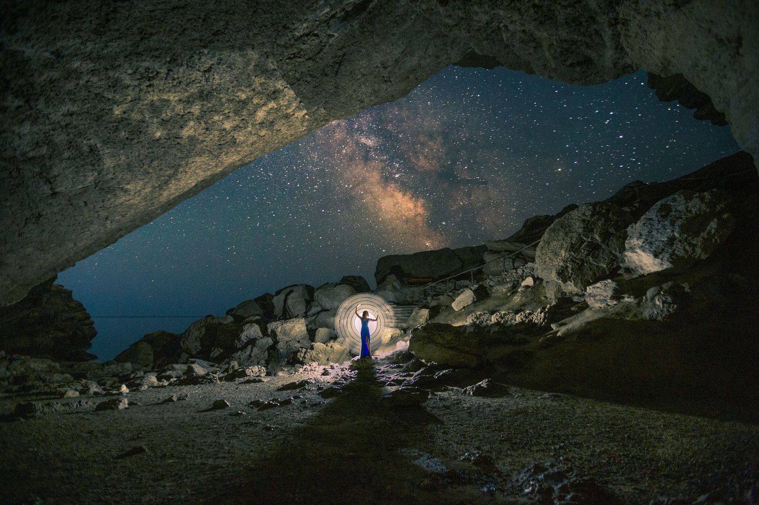 ночь, лето, звезды, космос, персеиды, крым, симферополь, море, Андрей Горюнов