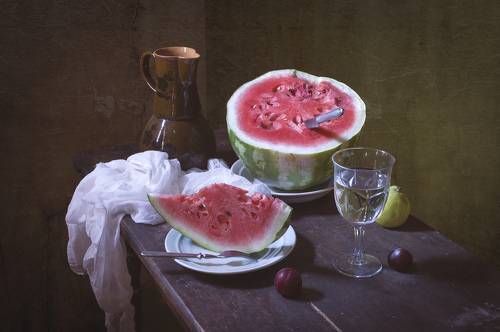 Арбузный натюрморт.