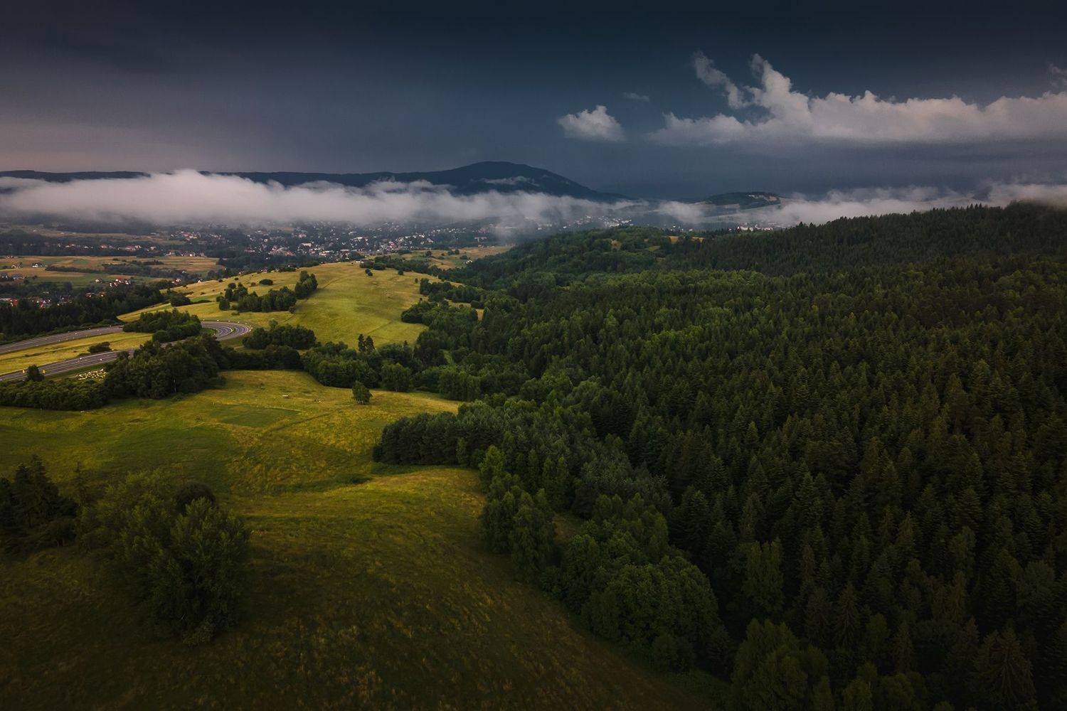 mountains, summer, poland, storm, Michał Kasperczyk