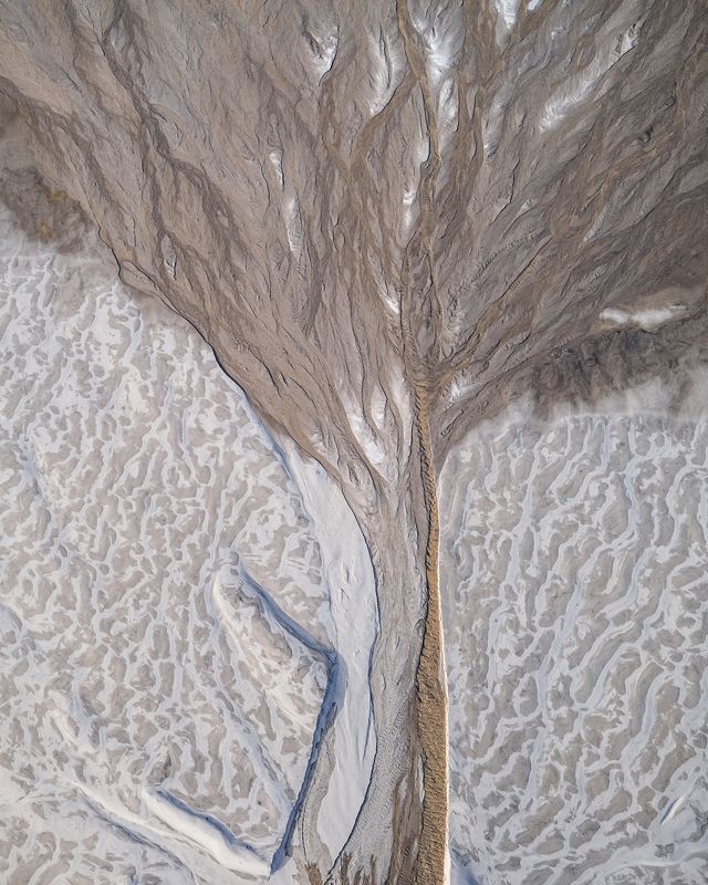 Дерево из воды и песка фото превью