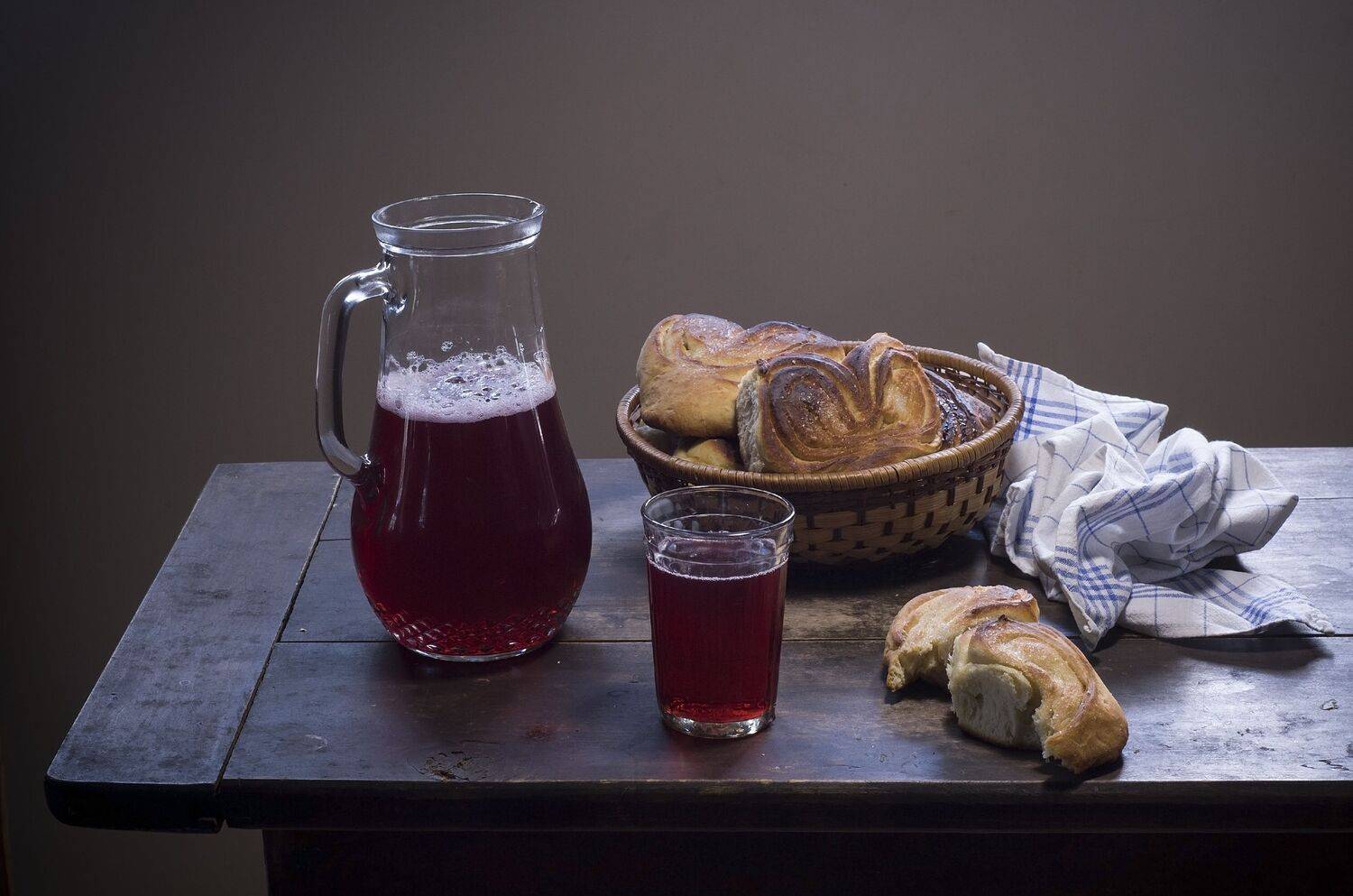 графин, компот, плюшки, натюрморт, дето, жара., Оксана Евкодимова