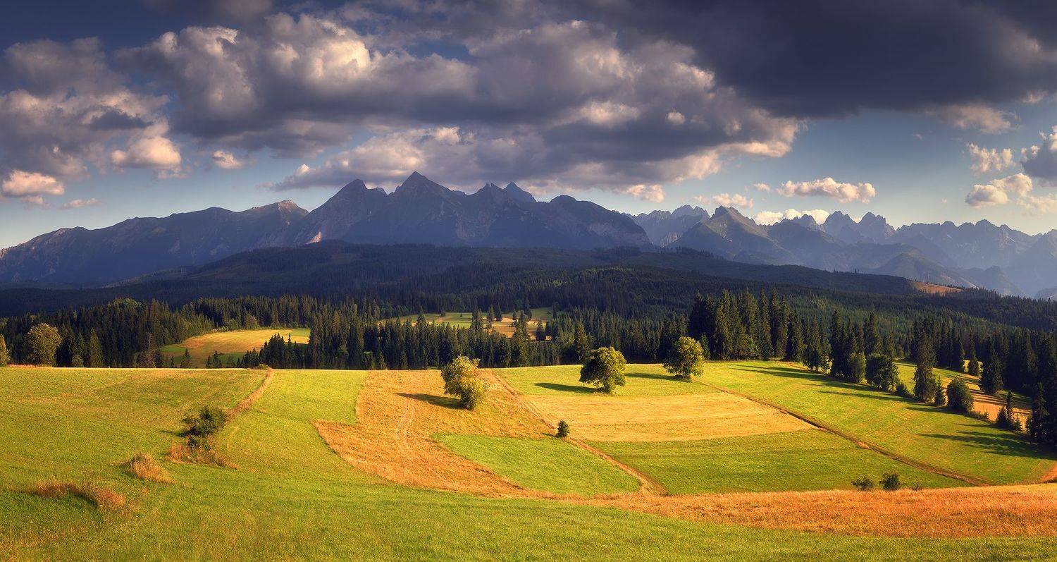 панорама, татры, горы, вечер, польша, Евгений Матюшенков