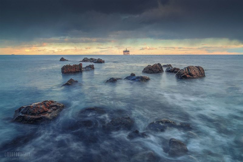 крым, море, зима, камни. *** фото превью