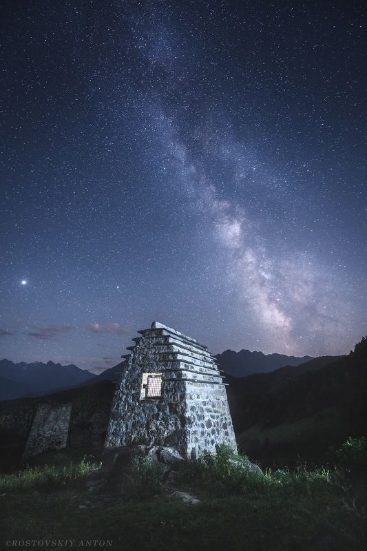звёзды, ночь, Ингушетия, фототур, Under the stars фото превью