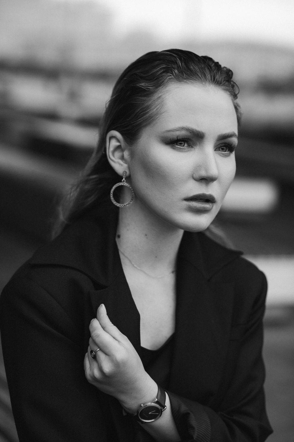 portrait, woman, walk, dramatic, Даша Ревинна