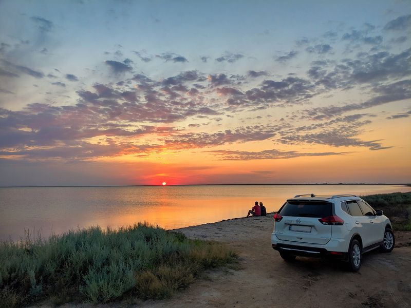 сиваш,озеро,закат,арабатскаястрелка,арабатка,landscape,sunset,небо,sky,природа,отдых,лето,вечер,nature,вода,отражение,релакс,тишина,красота,солнце,горизонт, Сивашские закаты фото превью