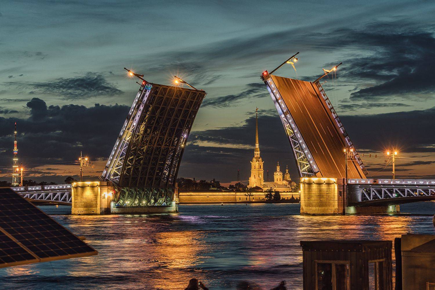 Питер, Россия, Дворцовый мост, развод, лето, Лариса Николаевна Дука