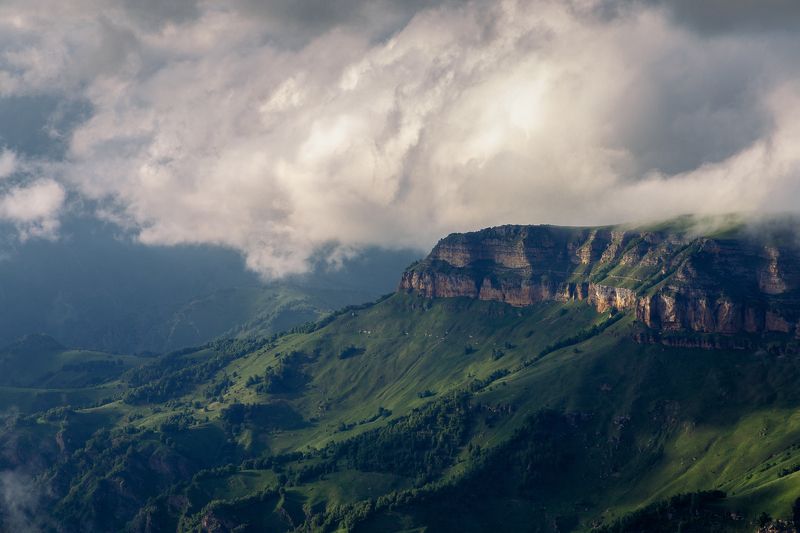 кавказ, приэльбрусье Ландшафты Приэльбрусья фото превью
