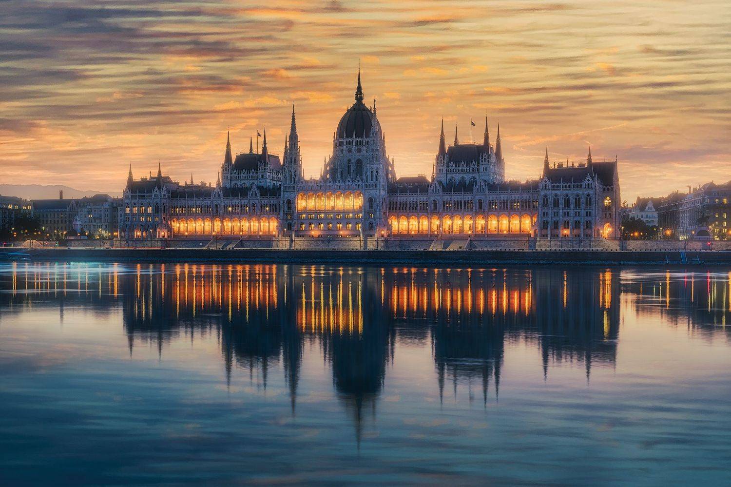 budapest, sunrise, Remo Daut