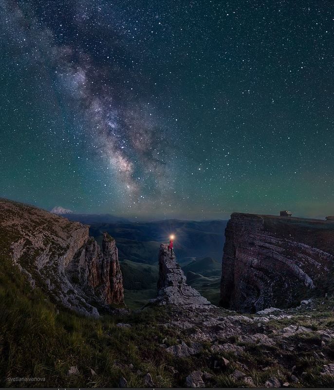 бермамыт, млечный путь, ночь, кавказ, звезды На краю вселенной... фото превью