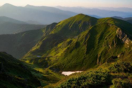 вигляд з Піп Іван Мармароський  та  озеро Криваве - 07.2021