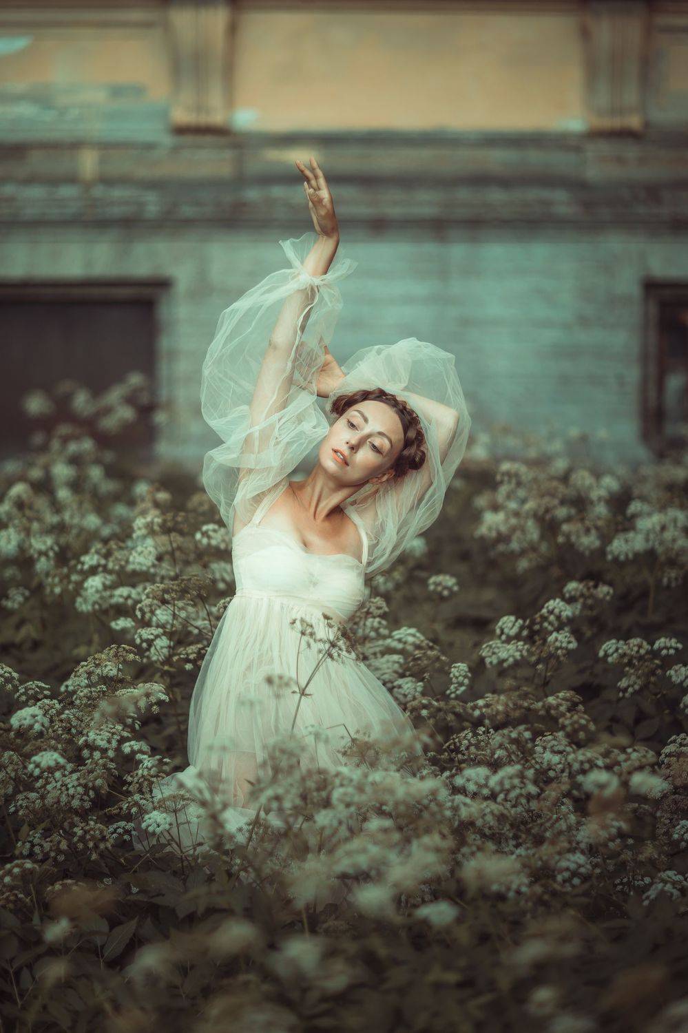 женский портрет, портрет на природе,, Андрей Левин