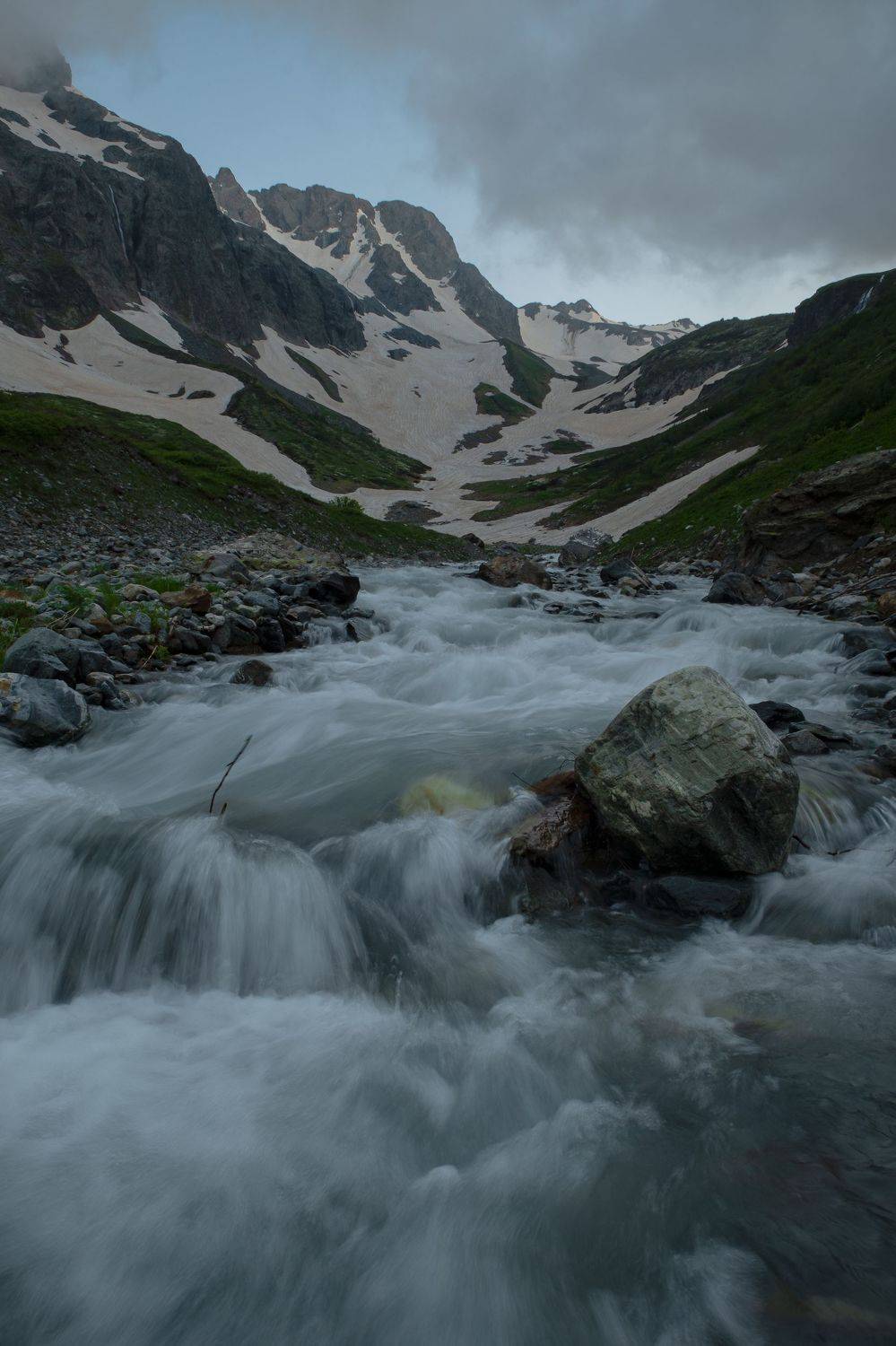 Кавказ, горы, река, Псыш, пейзаж, Александр