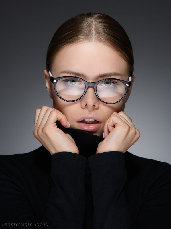 девушка, портрет, студия, бронколор, студийный фотограф, модель, Настя фото превью