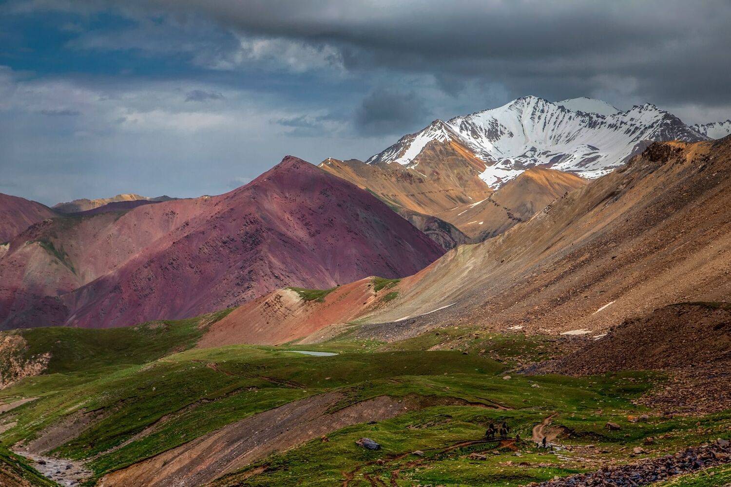 кыргызстан, горы, памиро-алай, пик ленина (7134m), Элина Магалимова