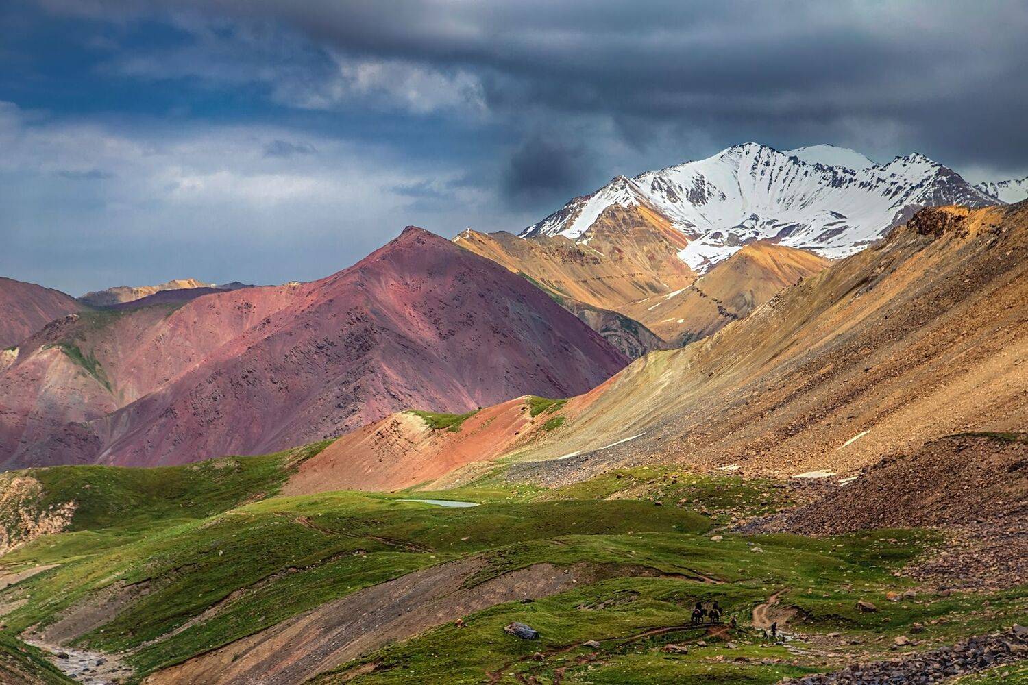 кыргызстан, горы, памиро-алай, пик ленина (7134m), Элина Магалимова
