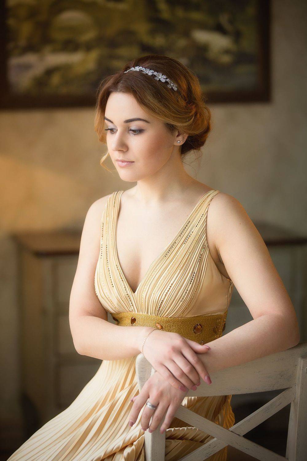 портрет, девушка, Алексей Назаров