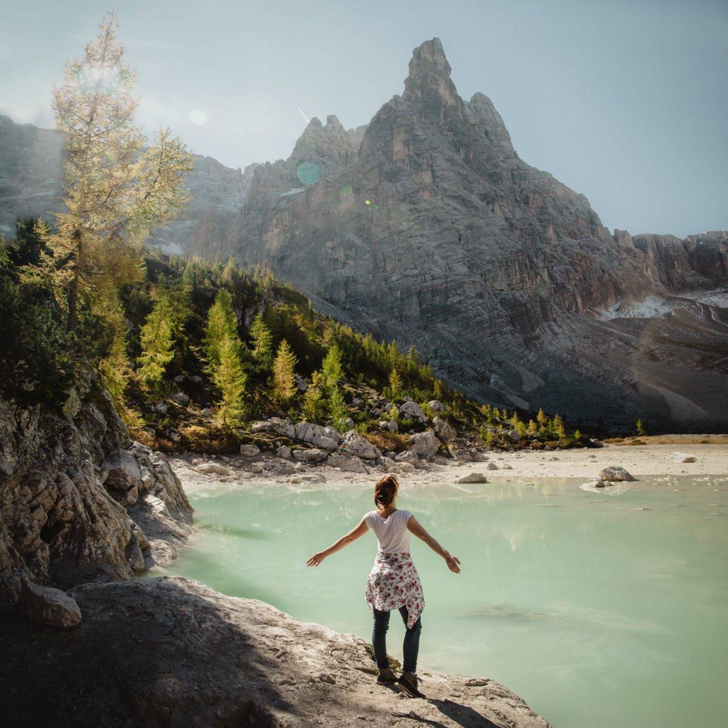 озеро; горы; лес; альпы; италия, Александр Удовиченко