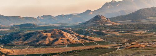 Вечерние долины Карадага