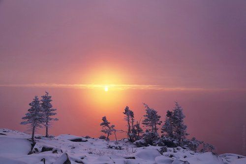 Зимний Таганай. Утро.