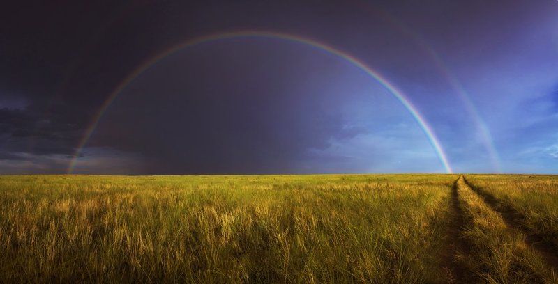 Радужное фото превью