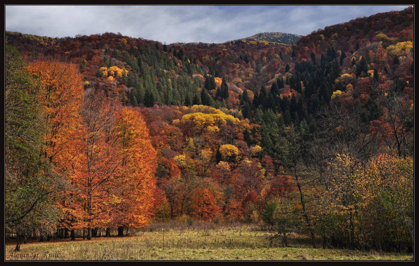 кавказ, кчр, горы, осень, Александр Круль