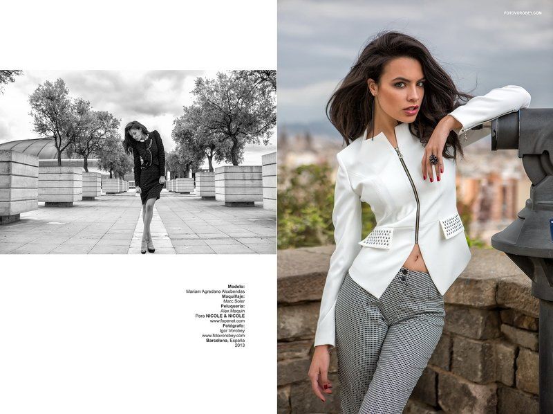 modelo: mariam agredano alcobendas maquillaje: marc soler peluqueria: alex maquin para nicole & nicole www.fopenet.com fotografo: igor vorobey www.fotovorobey.com barcelona, espana 2013 NICOLE & NICOLE фото превью