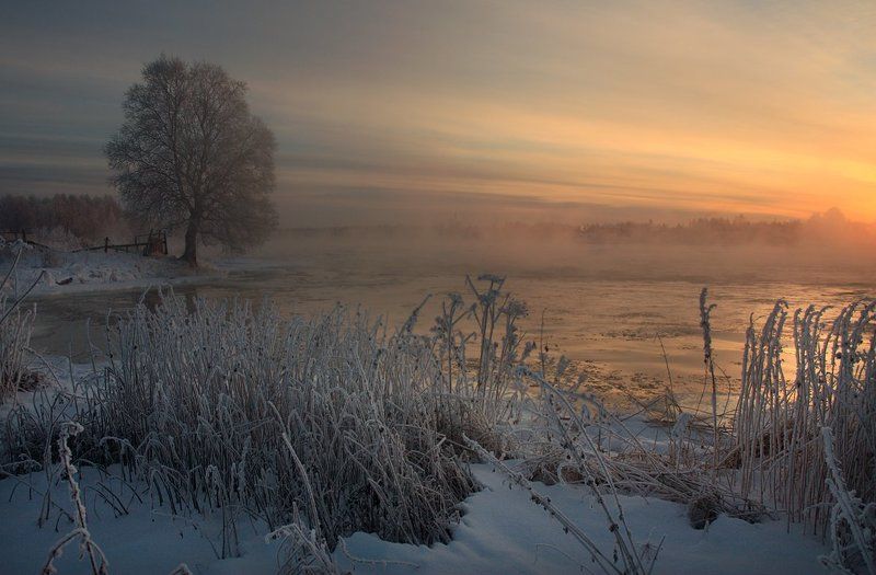 Морозный вечер фото превью