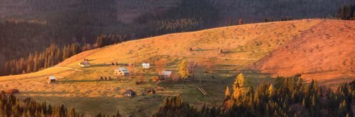 Ноябрьское утро на далеком хуторе