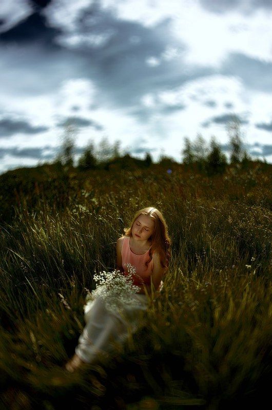 модель, алла, татаринова, фото, фотограф, сагалова, озеро, вода, трава, солнечно, голубой, портрет, природа, Rye фото превью